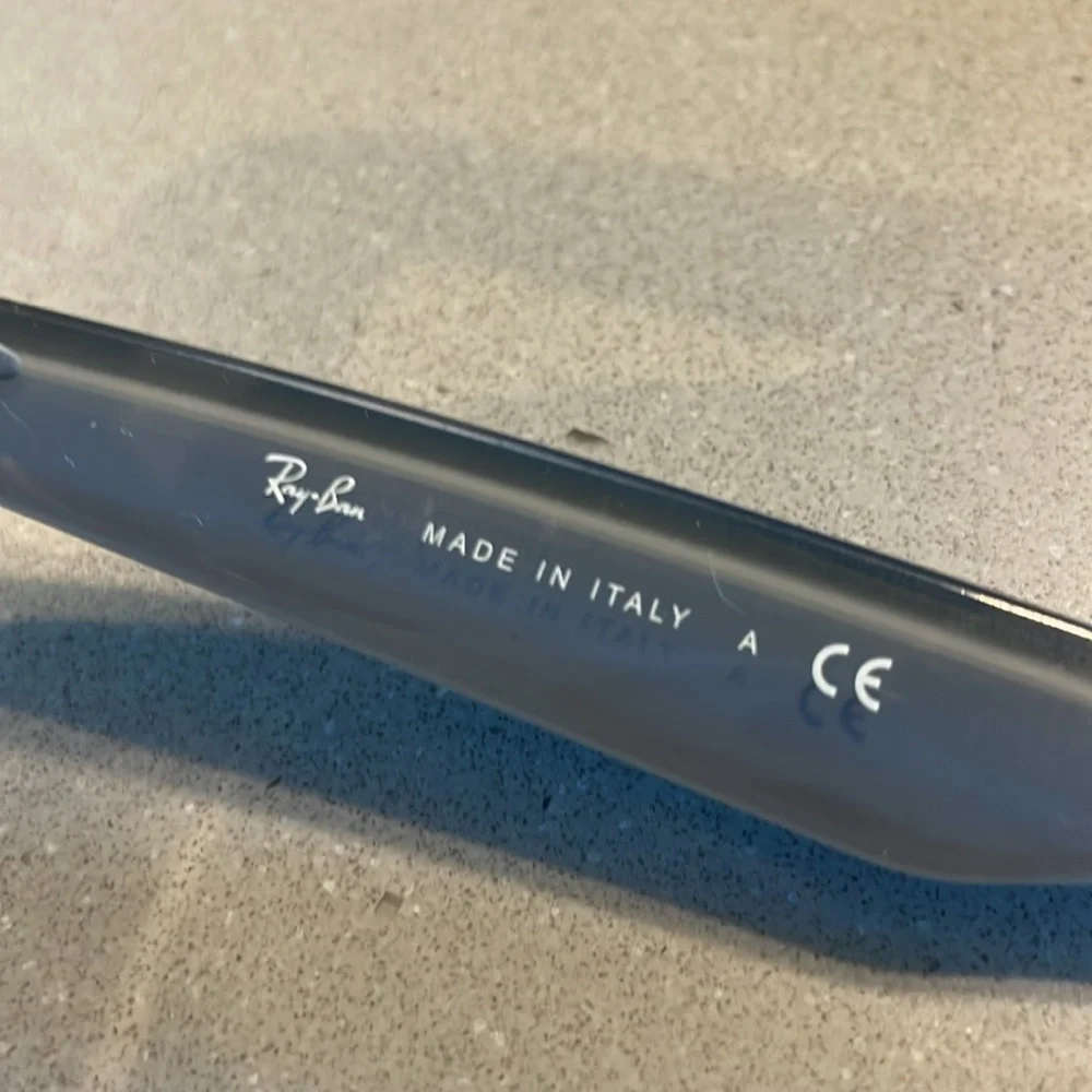 Ray-Ban Blue Frame Black Lenses Sunglasses